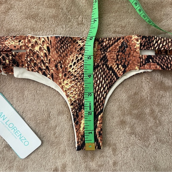 San Lorenzo Small Snake Print Bikini Set - Picture 9 of 12